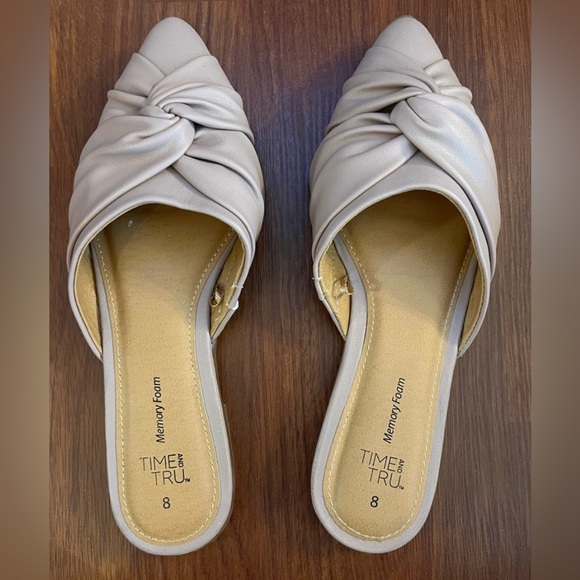 Time and Tru Knot Slide Sandals - Picture 1 of 7